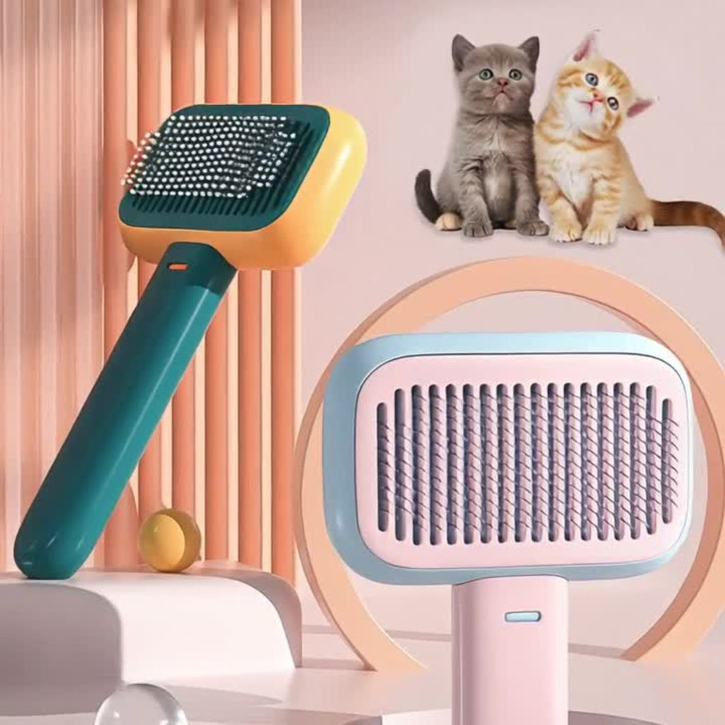 New Pet Cat Dog Hair Brush Hair Massage Comb Open-Knot Brush Grooming
