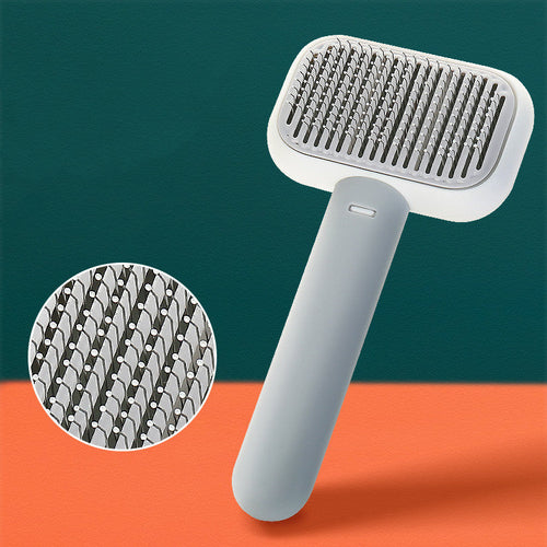 Nouvelle brosse pour animaux de compagnie (chat/chien) pour le massage du poil, peigne démêlant, toilettage