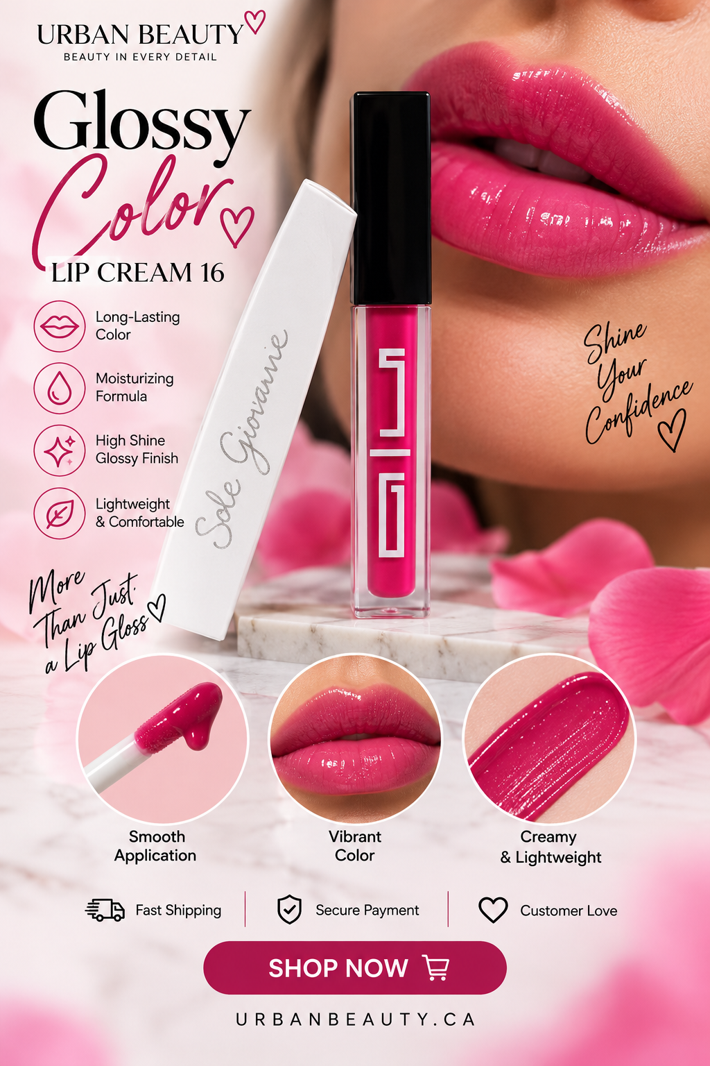 Glossy-Color Lip Cream 16