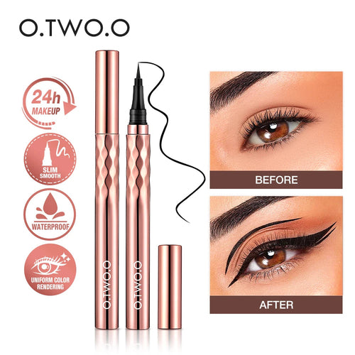 O.TWO.O Crayon Eyeliner Liquide Waterproof Anti-bavures Séchage Rapide